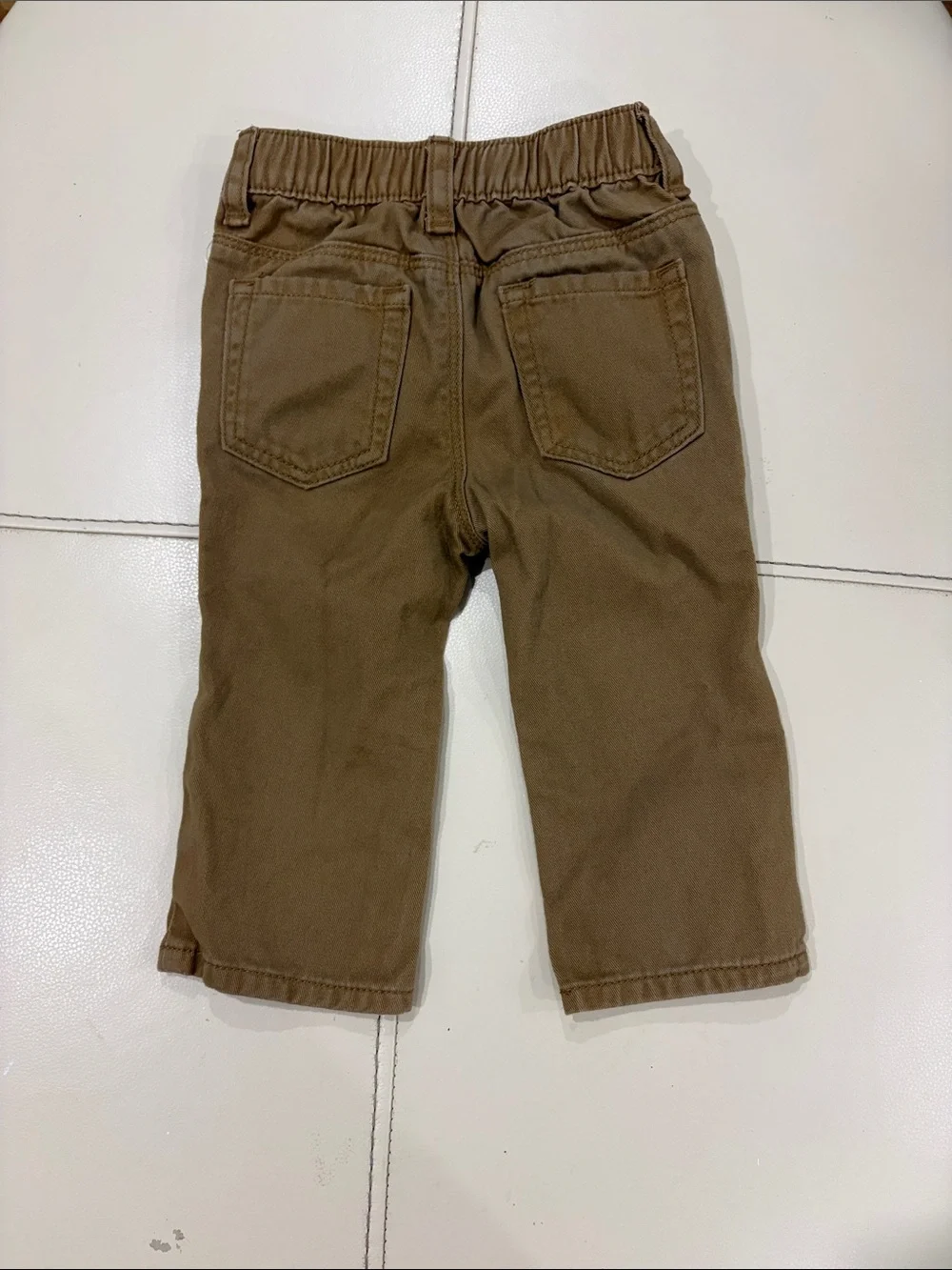 Carter's Brown Toddler Stretch Twill Pants